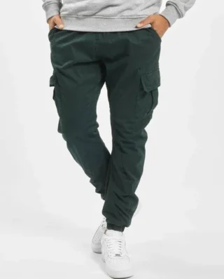 URBAN CLASSICS CARGO JOGGING PANTS TB1268 BOTTLEGREEN - UrbanClassics