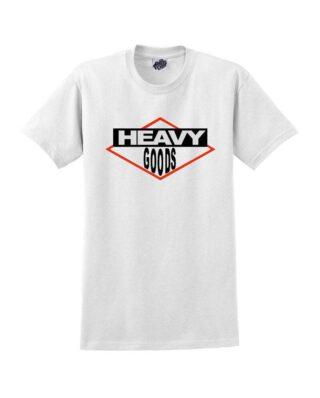 HEAVY GOODS 3 THE HARD WAY T-SHIRT WHITE
