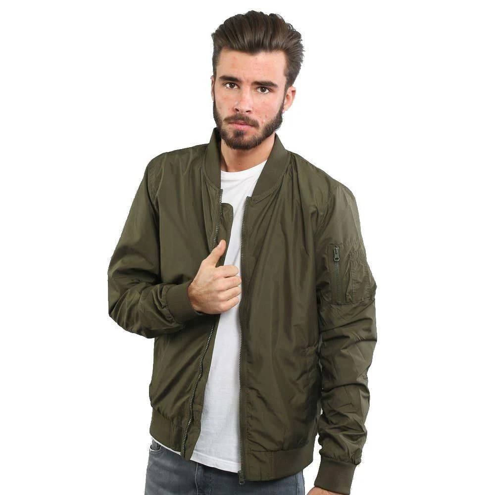URBAN CLASSICS LIGHT BOMBER JACKET DARK OLIVE