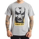 WU WEAR WU FACE MASK T-SHIRT GREY