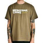 MONTANA T-SHIRT TYPO+LOGO METEORITE