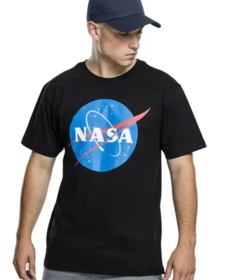 MISTER TEE MEN NASA T-SHIRT MT538 BLACK