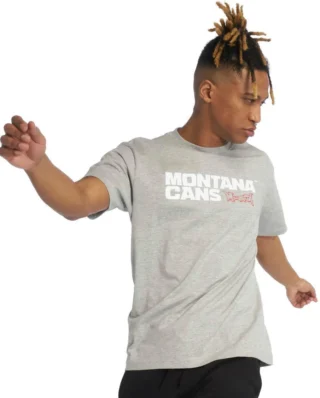 MONTANA T-SHIRT TYPO+LOGO GREY