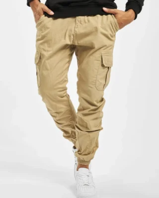 URBAN CLASSICS RIPSTOP GARGO JOGGING PANTS TB3198 BEIGE - UrbanClassics