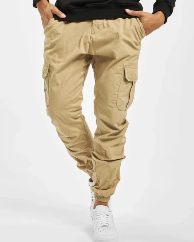 URBAN CLASSICS RIPSTOP GARGO JOGGING PANTS TB3198 BEIGE - UrbanClassics