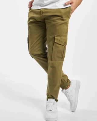 URBAN CLASSICS TAPERED CARGO PANTS SUMMER OLIVE - UrbanClassics