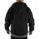 WU WEAR METHOD MAN MELTON JACKET BLACK - Image 3