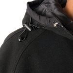 WU WEAR METHOD MAN MELTON JACKET BLACK - Image 4