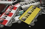 Underpressure Trainsticker Set Small - 3x12 pieces 10,5 x 7,4cm A7 - Image 2