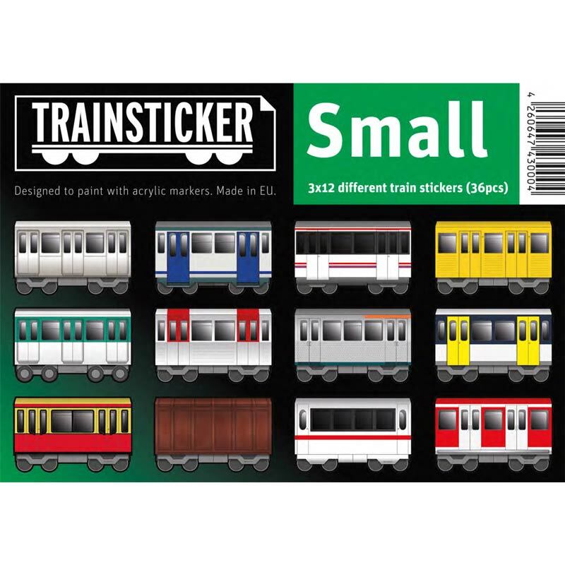 underpressure-trainsticker-set-small-3-x-12-stk Underpressure Trainsticker Set Small - 3x12 pieces 10,5 x 7,4cm A7 - Image 1