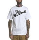 THE HUNDREDS FOREVER SLANT LOGO T-SHIRT WHITE