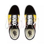 VANS UA OLD SKOOL (FLAME) VN0A38G1PHN1 BLACK/BLACK/TR WHT - Image 4