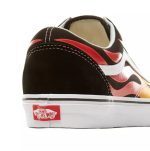 VANS UA OLD SKOOL (FLAME) VN0A38G1PHN1 BLACK/BLACK/TR WHT - Image 5