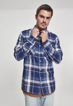 URBAN CLASSICS CHECKED SHIRT INDIGO/WHITE/RED/GO - Image 2