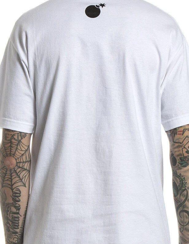 UntitledDDGDG THE HUNDREDS FOREVER SLANT LOGO T-SHIRT WHITE - THE HUNDREDS