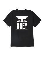 OBEY EYES ICON 2 BASIC T-SHIRT BLACK - Image 5