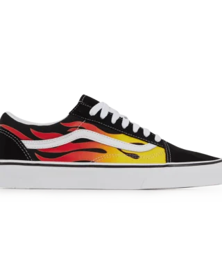 VANS UA OLD SKOOL (FLAME) VN0A38G1PHN1 BLACK/BLACK/TR WHT
