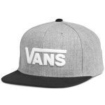 VANS DROP V II SNAPBACK HEATHER GREY/BLACK VN0A36ORHGB1