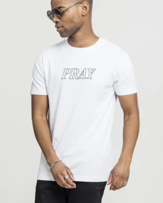 MISTER TEE PRAY HANDS TEE MT630 WHITE
