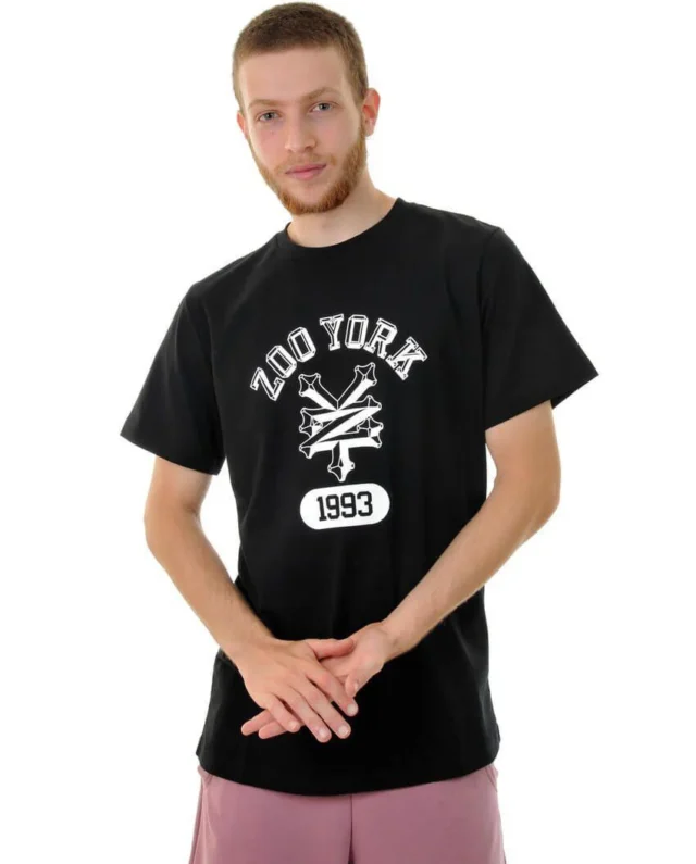 ZOO YORK BEVELLED ARCH T-SHIRT BLACK