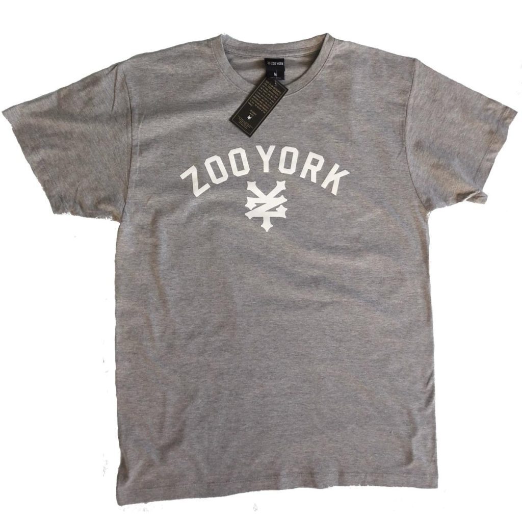 ZOO YORK IMMERGRUEN T-SHIRT HEATHER GREY