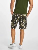 URBAN CLASSICS GEOMETRIC CAMO STRETCH TWILL CARGO SHORTS TB2902 WOOD CAMO - Image 2
