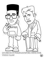 URBAN MEDIA HIP HOP COLORING COLOURING BOOK - Image 2