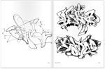 URBAN MEDIA GRAFFITI COLORING BOOK #3 COLOURING BOOK - Image 2