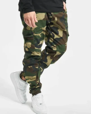 URBAN CLASSICS RIPSTOP GARGO JOGGING PANTS TB3198 WOODCAMO - UrbanClassics