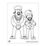 URBAN MEDIA HIP HOP COLORING COLOURING BOOK - Image 3