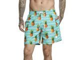 Urban Classics TB2679 Pattern Swim Shorts pineapple aop