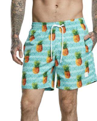 Urban Classics TB2679 Pattern Swim Shorts pineapple aop - UrbanClassics
