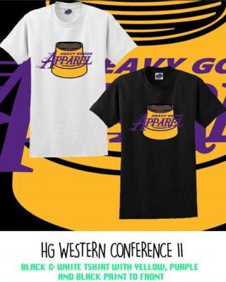 HEAVY GOODS WESTERN CONFERENCE II T-SHIRT BLACK - Heavy Goods