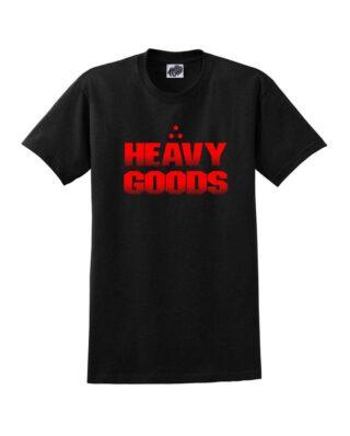 HEAVY GOODS GET TO THE CHOPPA T-SHIRT BLACK