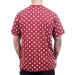 WU WEAR WUITTON T-SHIRT BURGUNDY RED - Image 6