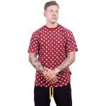 WU WEAR WUITTON T-SHIRT BURGUNDY RED - Image 5
