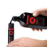 MOLOTOW SPEEDFLOW COCKTAIL BUFF RESIST INK NITROGEN SHINY BLACK 250 ML - Image 2
