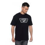 VANS MN FULL PATCH T-SHIRT BLACK WHITE