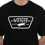 VANS MN FULL PATCH T-SHIRT BLACK WHITE - Image 2