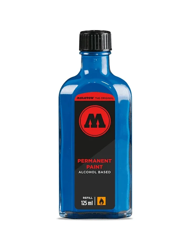 MOLOTOW PERMANENT PAINT ALCOHOL REFILL 125 ML - Molotow
