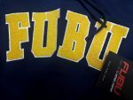 FUBU COLLEGE SSL HOODED SWEATSHIRT NAVY YELLOW WHITE - Image 2