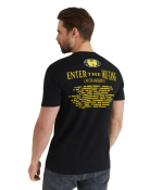 ROCK OFF WU-TANG CLAN UNISEX TEE: GODS OF RAP TOUR 2019 BLACK - Image 5