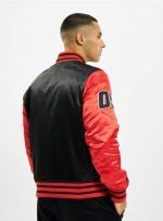 FUBU VARSITY JACKET BLACK RED WHITE - Image 3