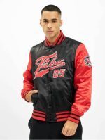 FUBU VARSITY JACKET BLACK RED WHITE - Image 4