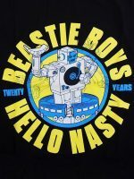 ROCK OFF THE BEASTIE BOYS UNISEX TEE: NASTY 20 YEARS BLACK - Image 3