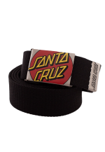 SANTA CRUZ CROP DOT BELT SCA-BEL-0112 BLACK 122 cm
