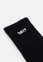 OBEY BOLD SOCKS 100260144 BLACK ONE SIZE - Image 3