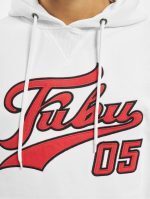 FUBU VARSITY SSL HOODED SWEATSHIRT WHITE - Image 2