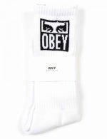 OBEY EYES ICON WHITE 100260141 SOCKS ONE SIZE - Image 2