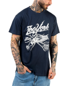ZOO YORK ZY20T1021 ROACH T-SHIRT NAVY BLUE